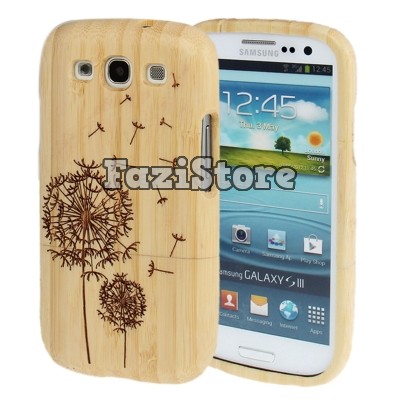 Samsung Galaxy S3 Case, Dandelion Phone Case, Galaxy S3 Case, Bamboo Phone Case
