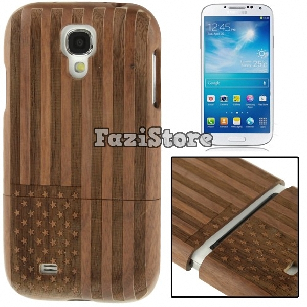 Samsung Galaxy S4, Usa Flag Samsung Galaxy S4 Case, Galaxy S4 Case, Samsung S4 Case, Wood Phone Case