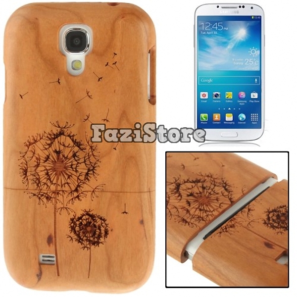 Samsung Galaxy S4, Wood Samsung Galaxy S4 Case, Galaxy S4 Case, Samsung S4 Case, S4 Case, Dandelion